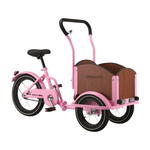 Chanty Cargo Kid – Pink inkl. hjelm, flaskeholder, håndtag i 2 farver og ringklokke - BørnecyklerneChantyBørnecyklernePink: BLC16 - LYRChanty Cargo Kid – Pink inkl. hjelm, flaskeholder, håndtag i 2 farver og ringklokke
